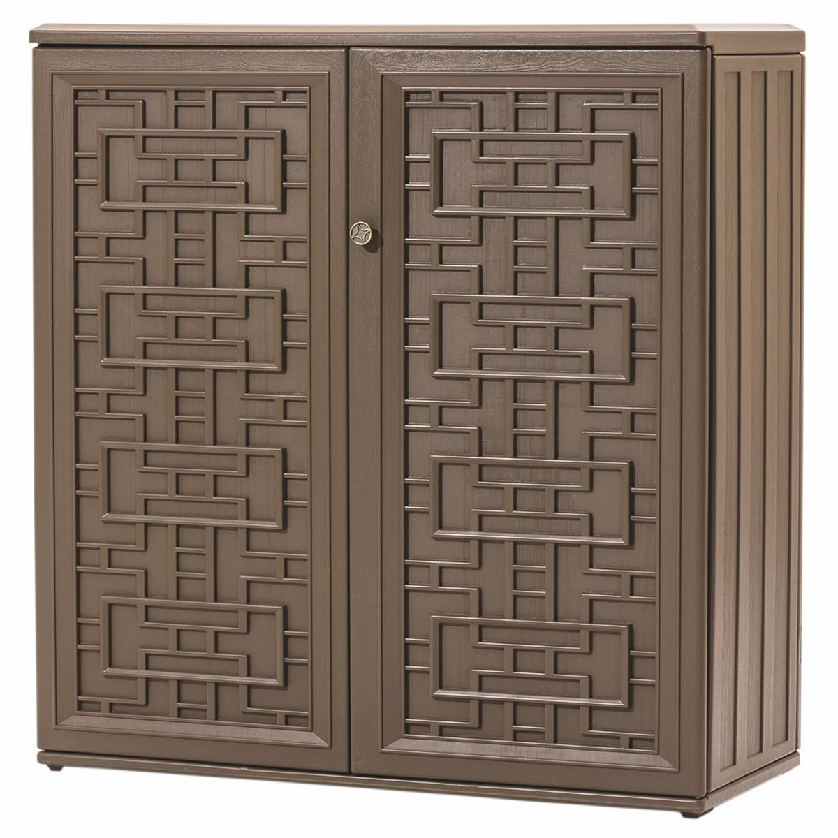 KINYING 60 Gallons Water Resistant Resin Cabinet Deck Box KINYING 60 Gallons Water Resistant Resin Cabinet Deck Box